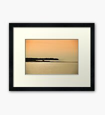 Nova Scotia Shoreline at Sunset Photograph Framed Print
