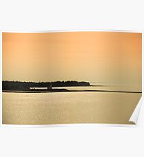 Nova Scotia Shoreline at Sunset Photograph Poster