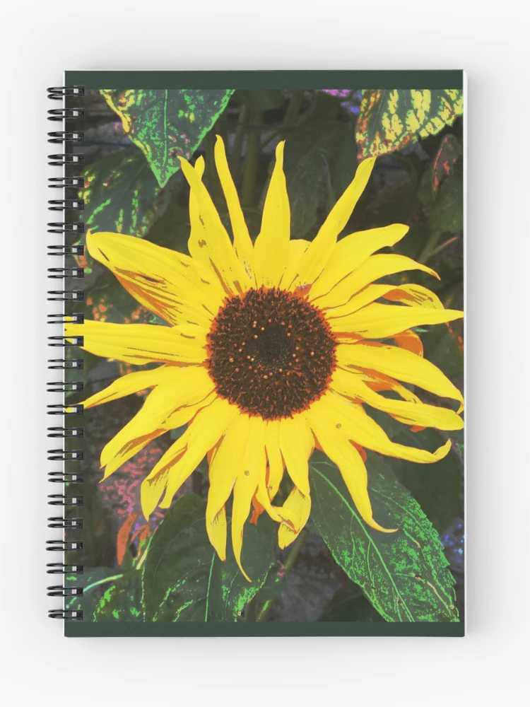 Thumbnail 1 of 3, Journal, Bright and Bold Sunflower designed and sold by DesignsofNote.