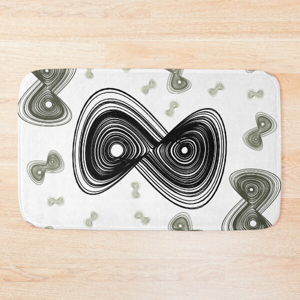 Item preview, Chaotic strange attractor design random - grey designed and sold by rahilvalani.