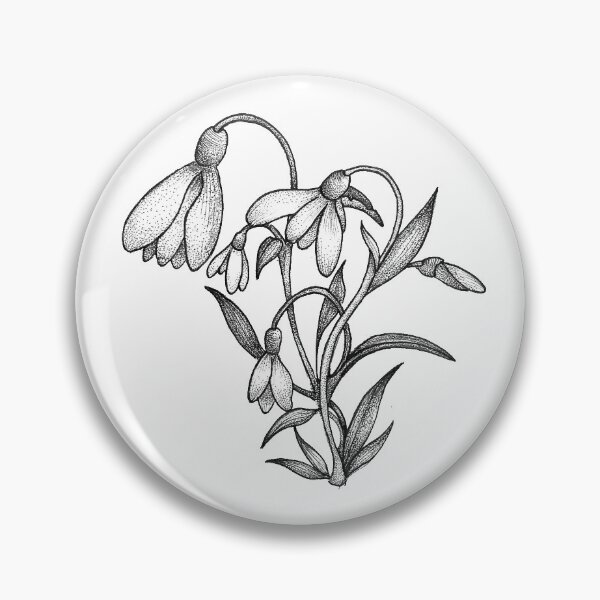Item preview, Snow drop flower. designed and sold by Aerillustration.