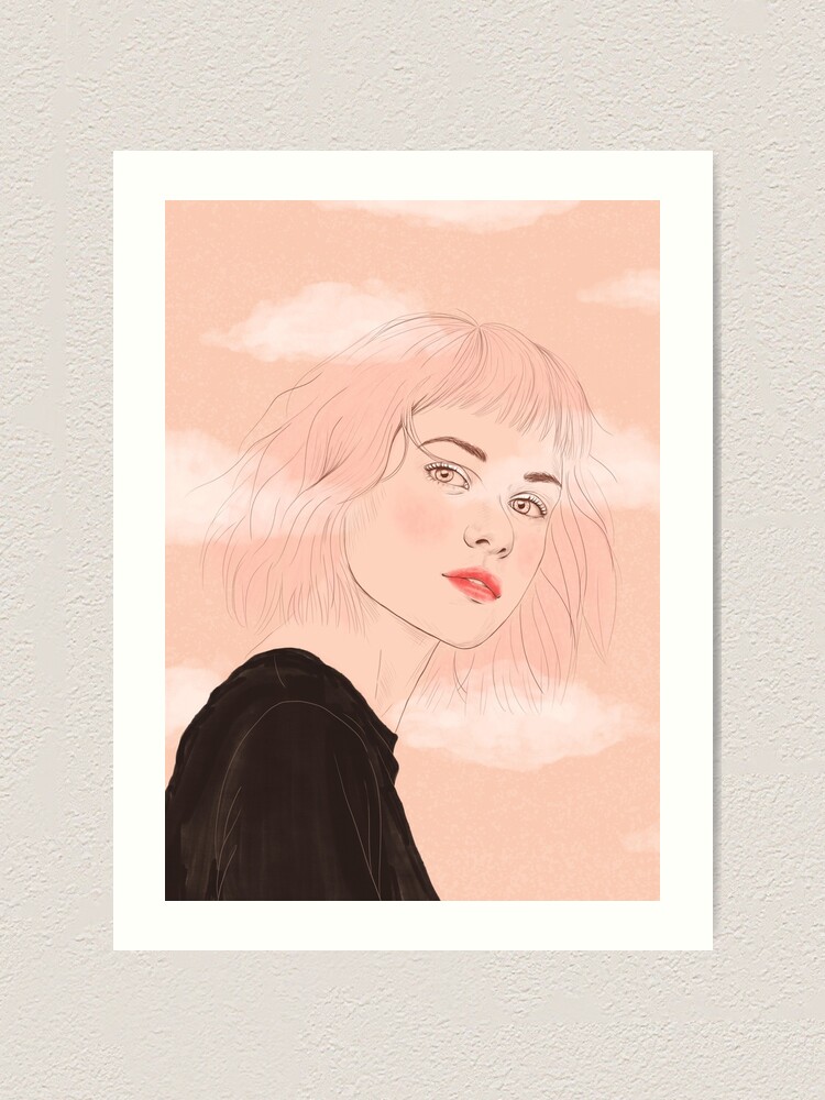 Alternate view of Head in the clouds Art Print