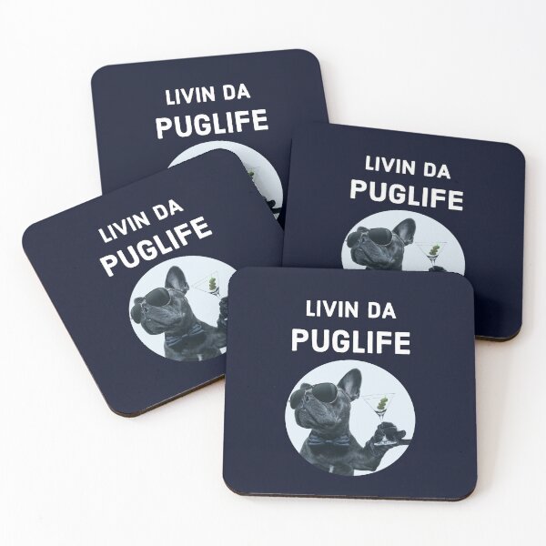 Item preview, LIVIN DA PUGLIFE designed and sold by Doodlehub.