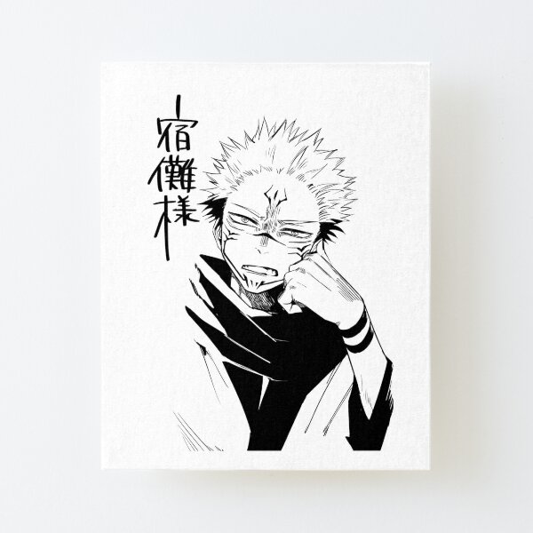 sukuna jujutsu kaisen mounted print by johannguibert redbubble