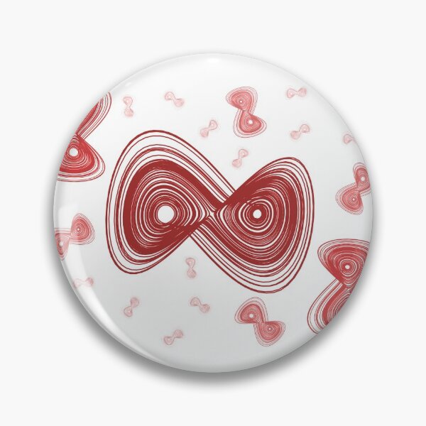 Item preview, Chaotic strange attractor design random - red to pink designed and sold by rahilvalani.