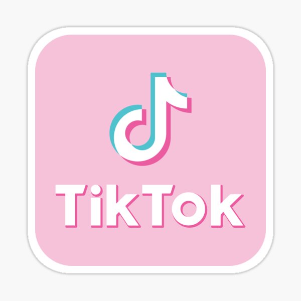 Pink Glitter Tiktok Logo / Tiktok, logo, music, blue tik tok logo