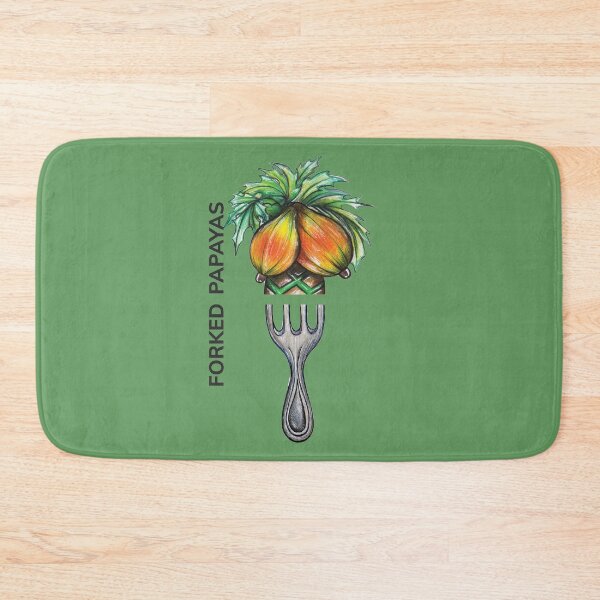 Item preview, FORKED PAPAYAS by FrankenDuo tropical green designed and sold by FrankenDuo.