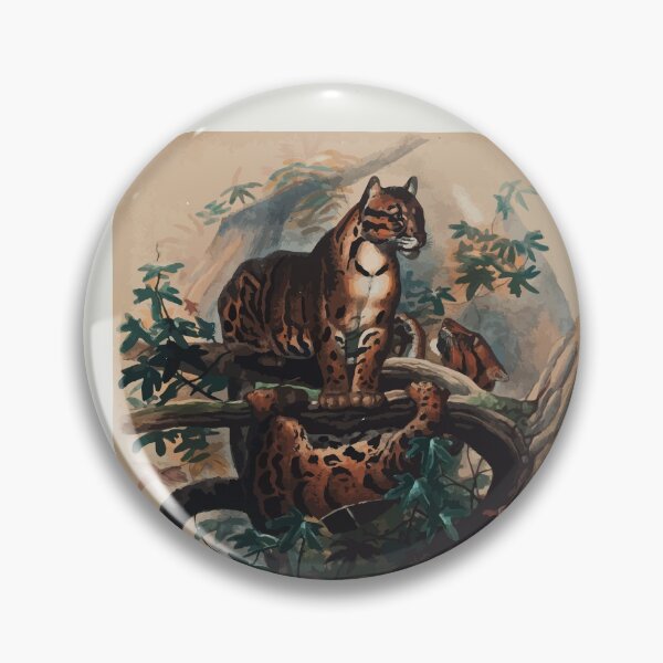 Item preview, Zoological sketches by Joseph Wolf 1861 to 1867 007 The Clouded Tiger designed and sold by WetdryvacRB01.