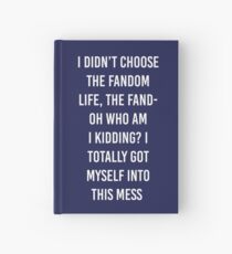 Cuaderno de tapa dura Fandom Life