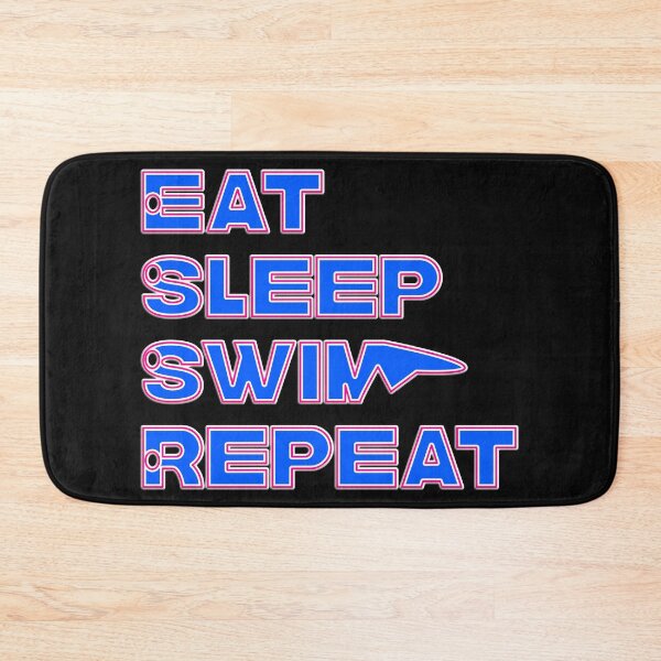 Item preview, EAT EAT SLEEP SWIM REPEAT designed and sold by Ralek.