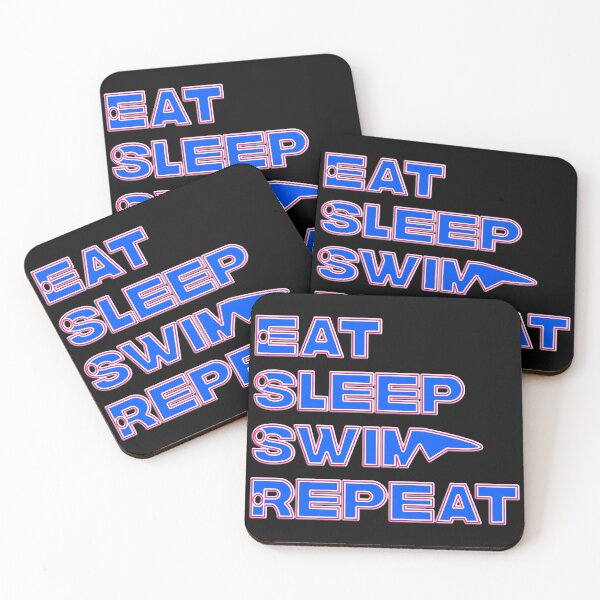 Item preview, EAT EAT SLEEP SWIM REPEAT designed and sold by Ralek.