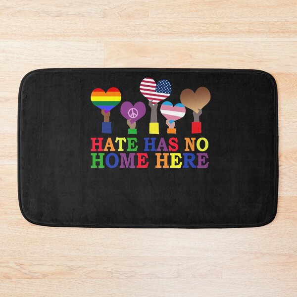 Item preview, LGBT Funny Gift Hate Has No Home Here Support for community LGBT Gay Les Gift designed and sold by iamspiner.