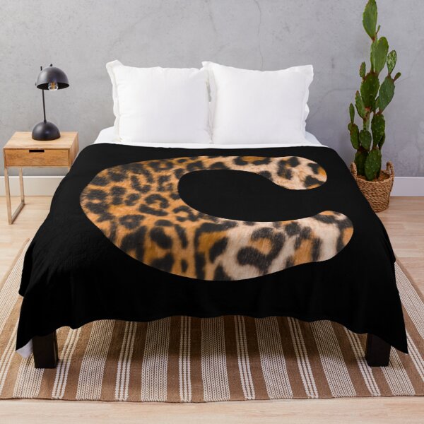 Item preview, Letter C leopard print designed and sold by ColorsHappiness.
