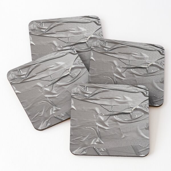 Item preview, Silver duct tape background designed and sold by sumners.