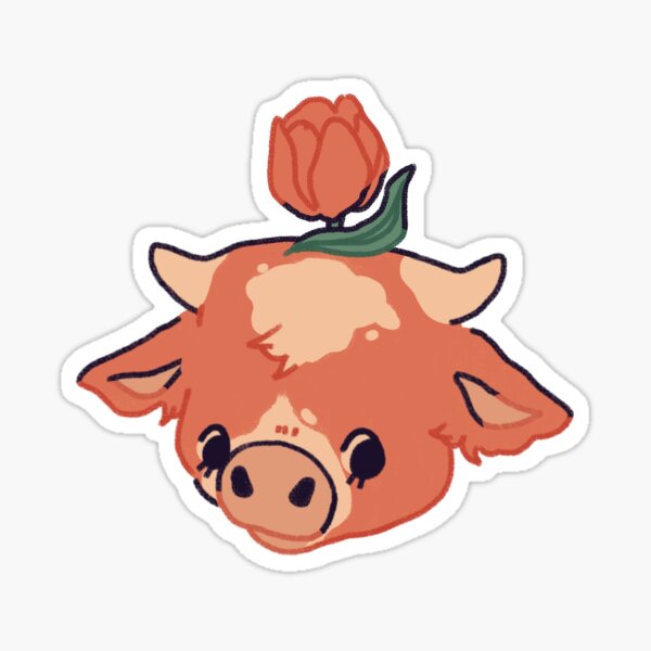 Minecraft Cow Stickers Redbubble - mlg cow roblox