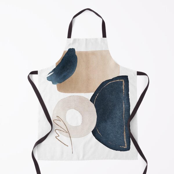 Item preview, Watercolor Shapes in Navy 2 designed and sold by galdesign.