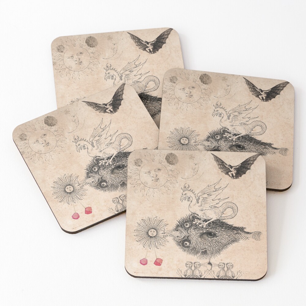Item preview, Coasters (Set of 4) designed and sold by -ADE-.