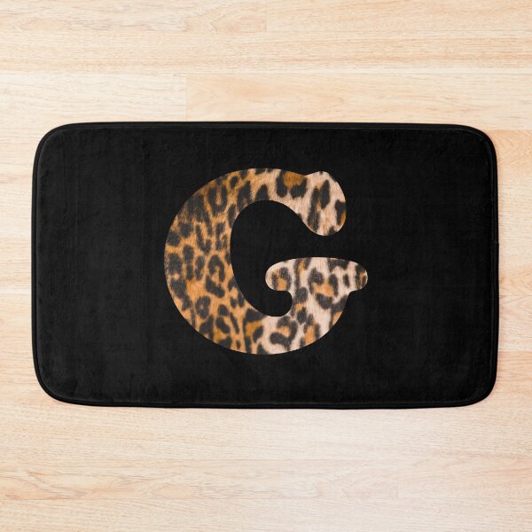 Item preview, Letter G leopard print designed and sold by ColorsHappiness.