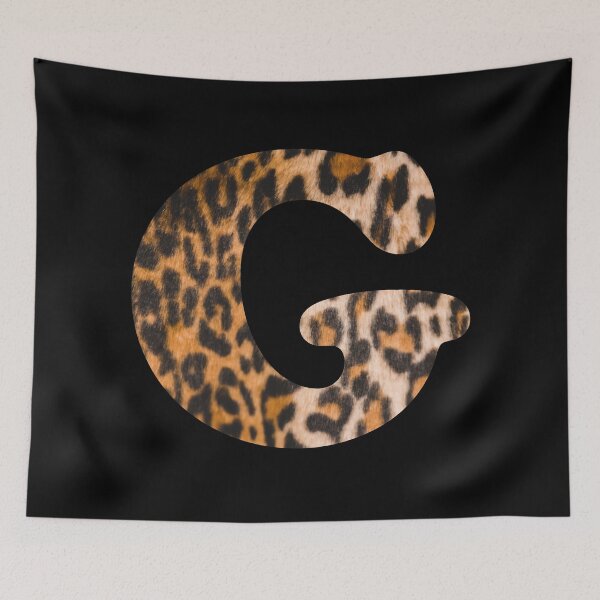 Item preview, Letter G leopard print designed and sold by ColorsHappiness.