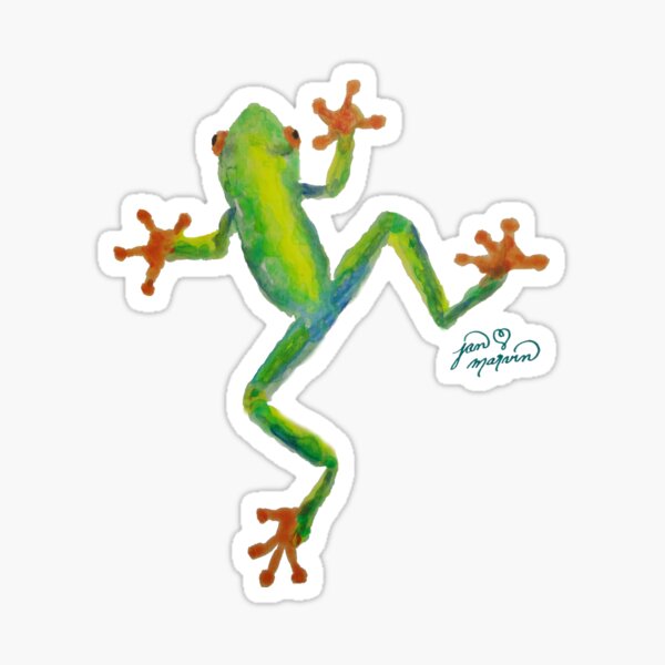 Red Eyed Tree Frog Sticker