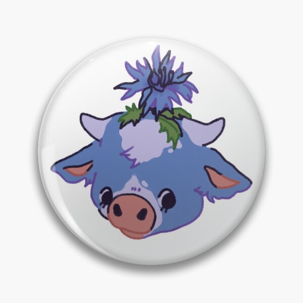 Item preview, Cornflower Moobloom Minecraft Flower Cow designed and sold by lissv.