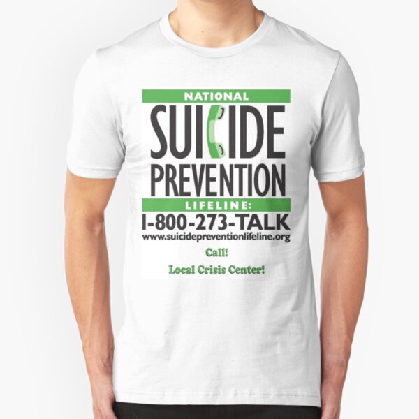 Suicide Prevention - TALK! Slim Fit T-Shirt