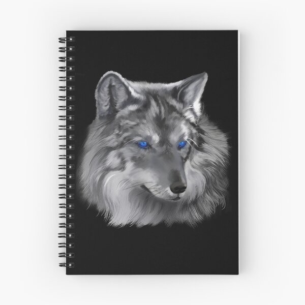 Item preview, Wolf Gray Blue-eyed Wolf Gifts designed and sold by Barnissim.