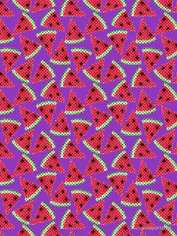 Thumbnail 3 of 3, Scarf, Funky Melons designed and sold by pixiepatterns.
