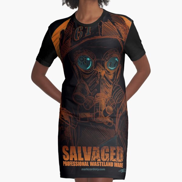 SALVAGED Ware design by guest artist Alessio Vanzan. Graphic T-Shirt Dress