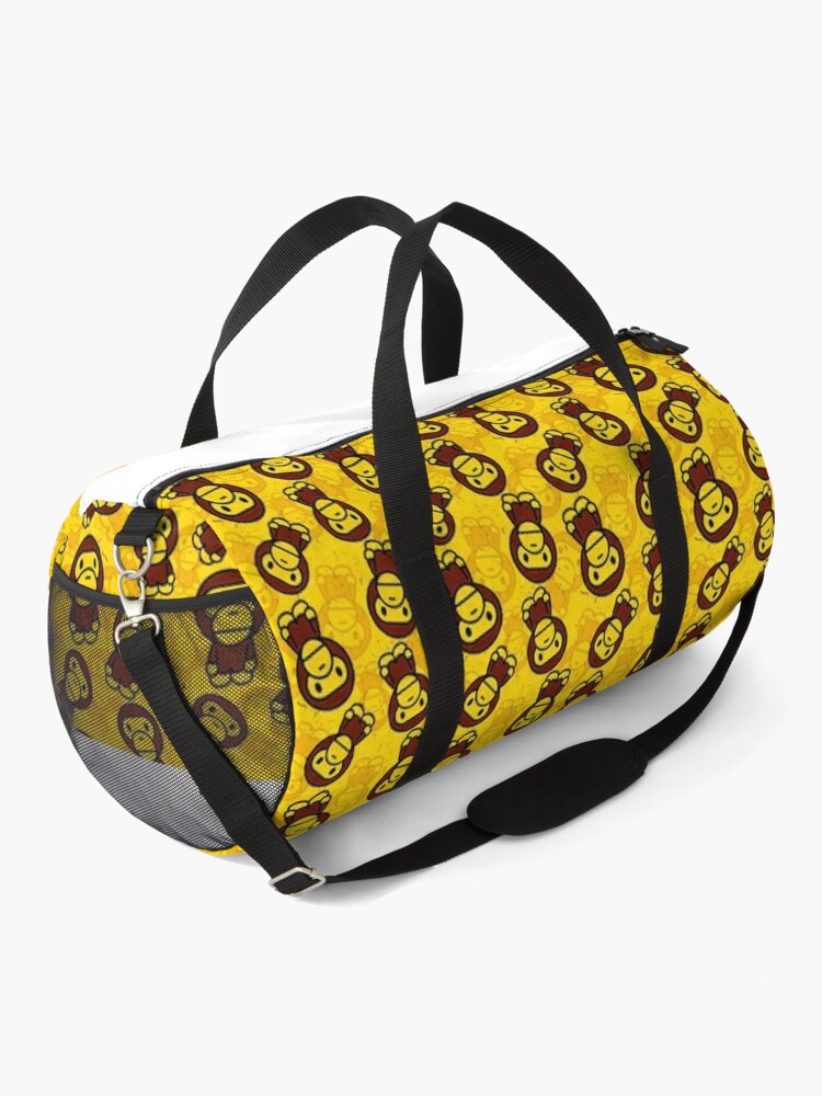 Yellow Bape Milo Duffle Bag for Sale by RoseannToler
