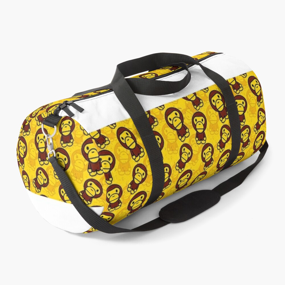 Yellow Bape Milo Duffle Bag for Sale by RoseannToler