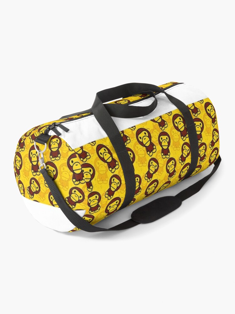 Yellow Bape Milo Duffle Bag for Sale by RoseannToler