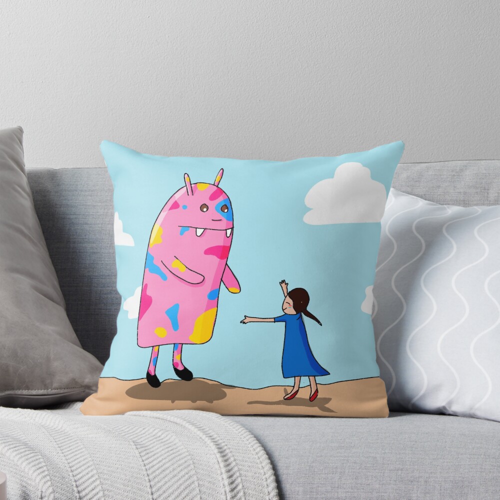 Item preview, Throw Pillow designed and sold by somebasic.
