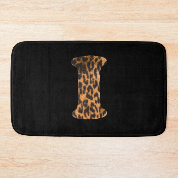 Item preview, Letter I leopard print designed and sold by ColorsHappiness.