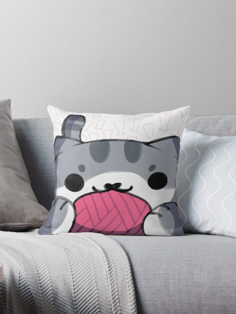 neko cat pillow