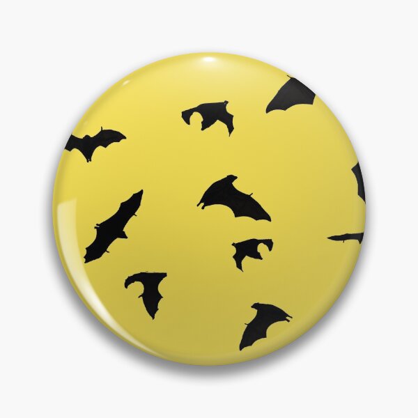 Item preview, Bats on spicy mustard background designed and sold by AHELENE.