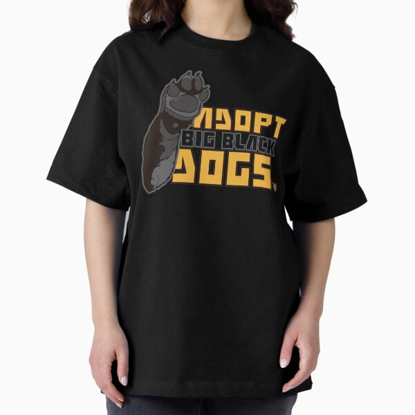 Vista previa del artículo con la obra «Adopt Big Black Dogs», diseñado y vendido por achoprop.