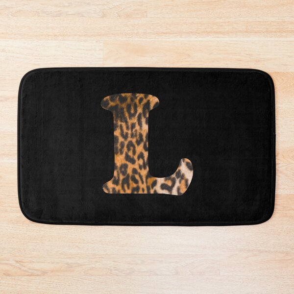 Item preview, Letter L leopard print designed and sold by ColorsHappiness.