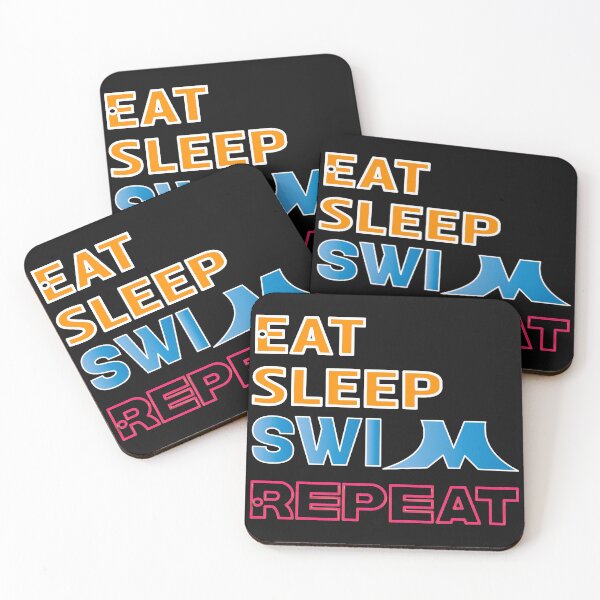 Item preview,  EAT SLEEP SWIM REPEAT designed and sold by Ralek.