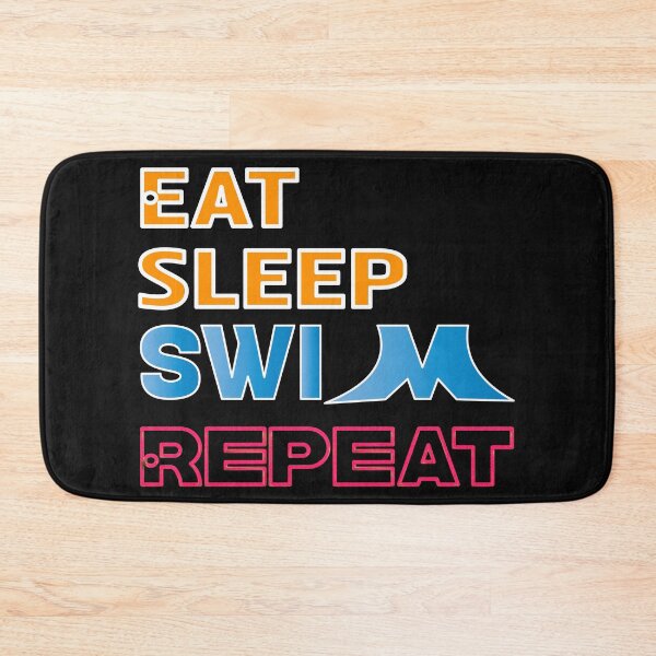 Item preview,  EAT SLEEP SWIM REPEAT designed and sold by Ralek.