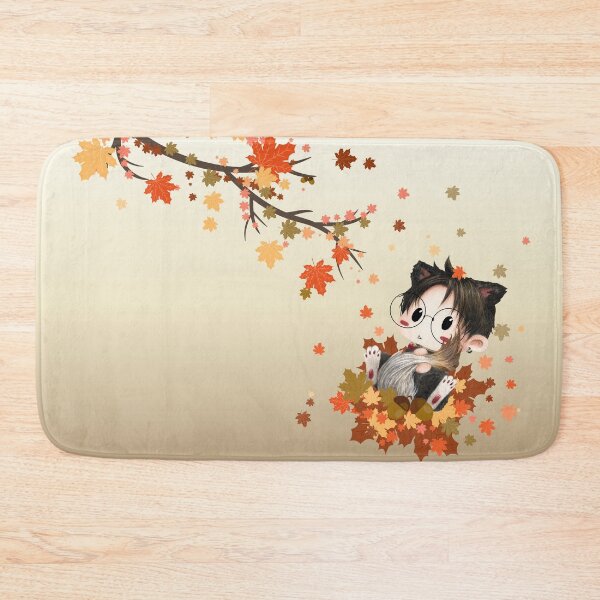 Item preview, Cute Wolf Autumn Chibi designed and sold by HouseOfDucky.