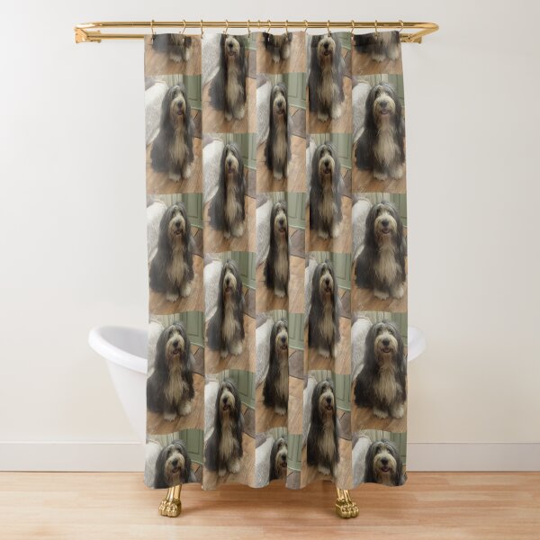 Bearded Collie - Good Boy Beardie Shower Curtain