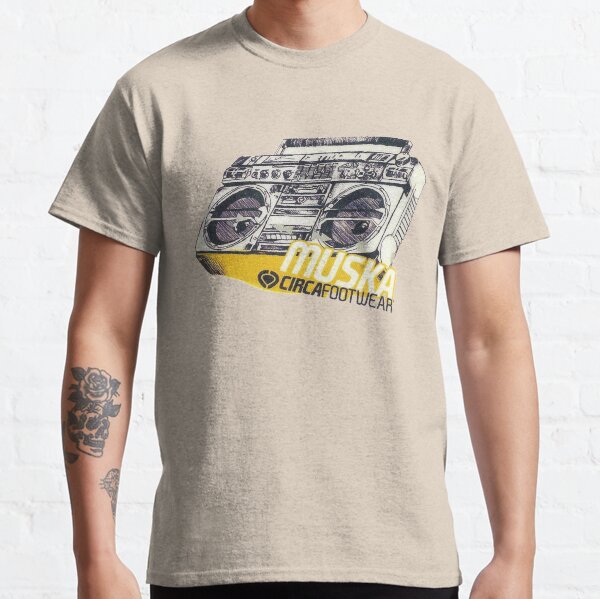 Chad Muska Stereo, Circa Footwear T-Shirt Design. Classic T-Shirt