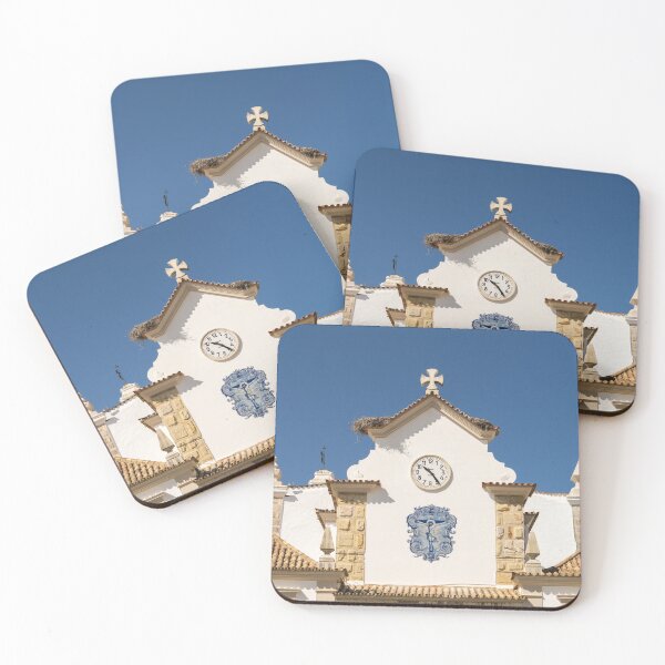 Item preview, Antique Portuguese Azulejo - Crucifix Medallion on a Church in Olhao Algarve Portugal designed and sold by Georgia Mizuleva.
