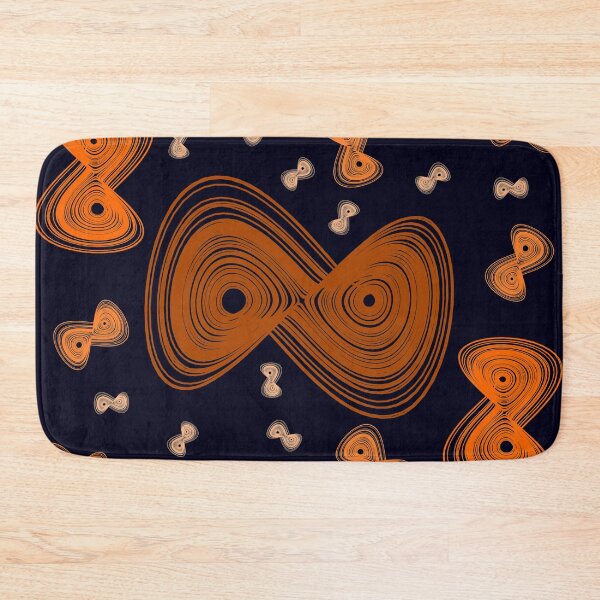 Item preview, Chaotic strange attractor design random - orange designed and sold by rahilvalani.