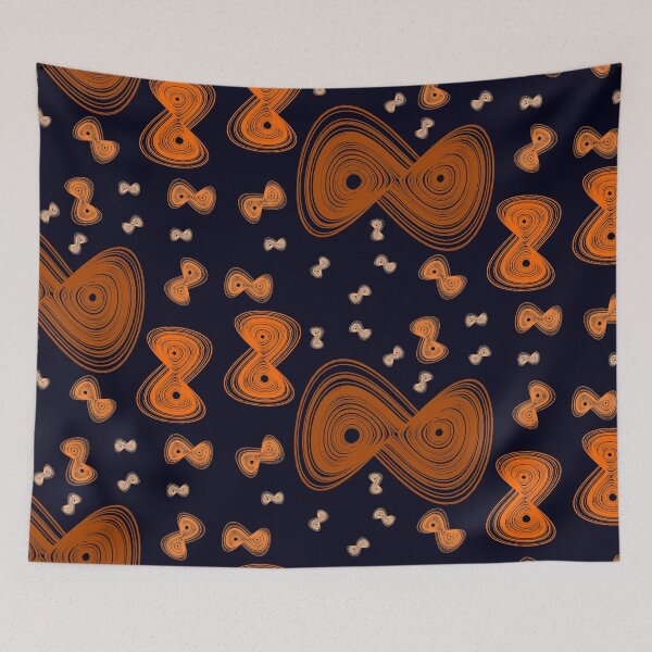Item preview, Chaotic strange attractor design random - orange designed and sold by rahilvalani.