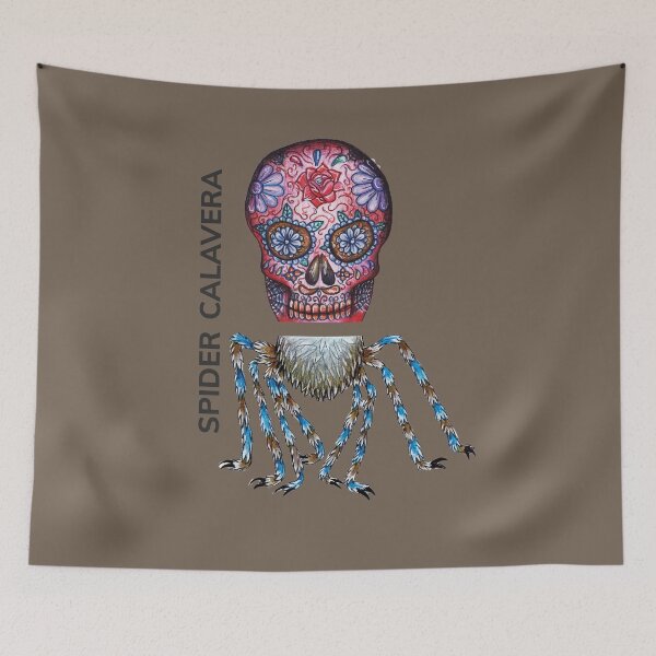 Item preview, SPIDER CALAVERA by FrankenDuo kiwi brown designed and sold by FrankenDuo.