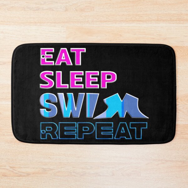 Item preview,  EAT SLEEP SWIM REPEAT designed and sold by Ralek.