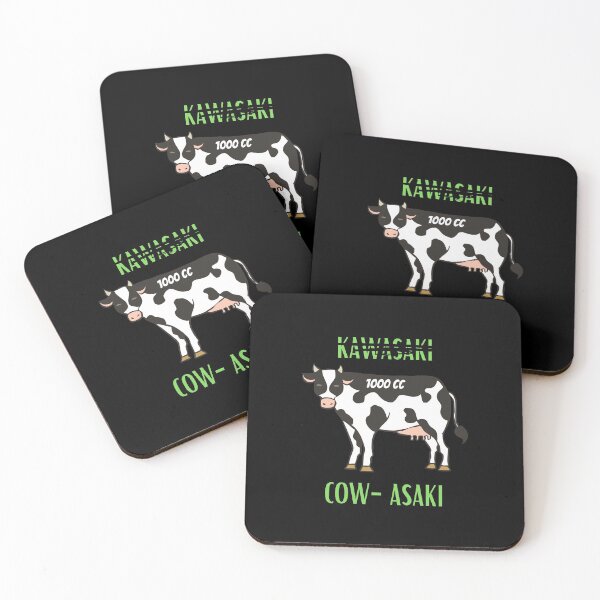 Item preview, Funny Kawasaki Cow Design designed and sold by narcocynic.