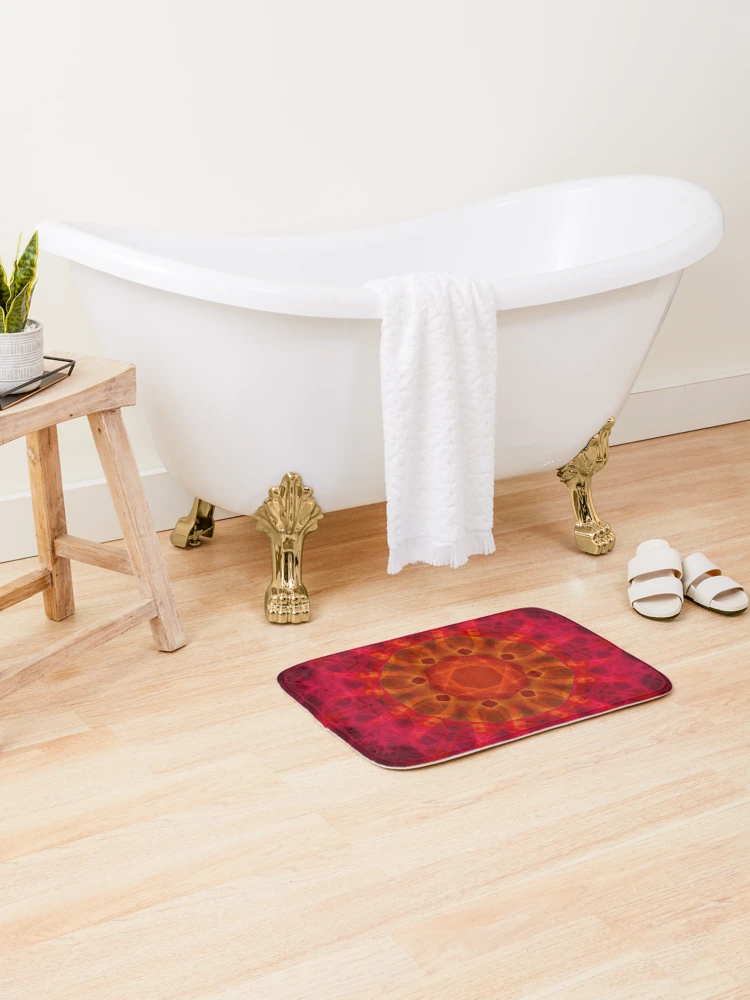 Thumbnail 2 of 6, Bath Mat, Stroke designed and sold by Elizabeth Austin-Craig.